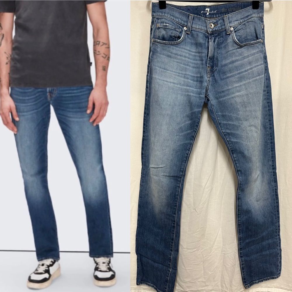 7 For All Mankind The Straight Leg Jeans 29